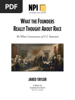 What the Founders *Really* Thought About Race