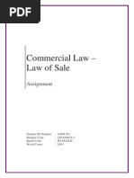 Download Commercial Law  by Fathima Naveedha SN252365061 doc pdf
