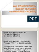 National Competency-Based Teacher Standards (NCBTS)