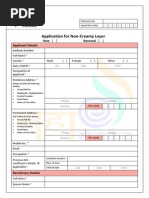 Application For Non-Creamy Layer Certificate v0.1