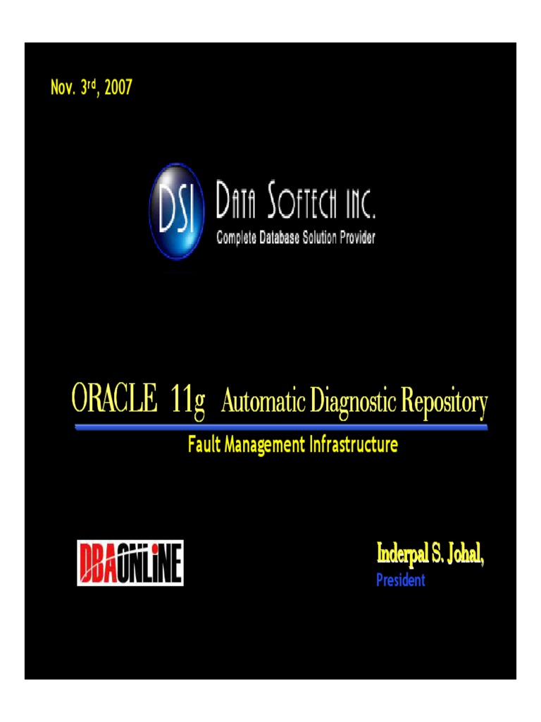 11gADR PDF | PDF | Oracle Database | Databases
