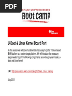 Sitara Boot Camp Uboot Linux Kernel Board Port