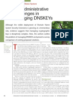 Interadministrative Challenges in Managing Dnskeys: Securing The Domain Name System