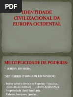 Identidade Civilizacional Da Europa Ocidental