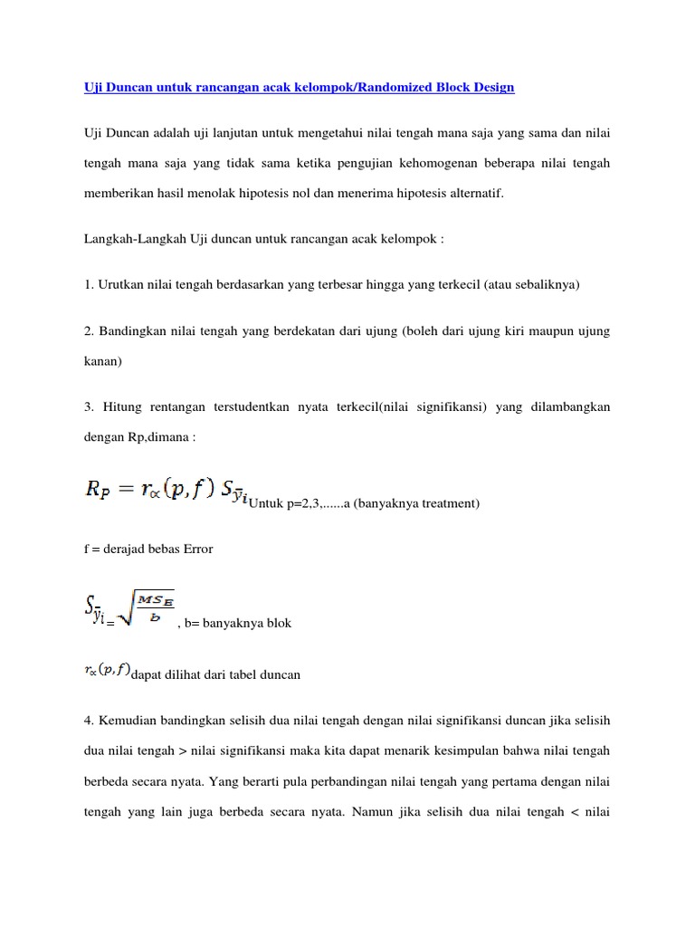 Contoh Soal Rancangan Acak Lengkap Pdf