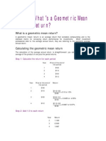 Geometric Mean