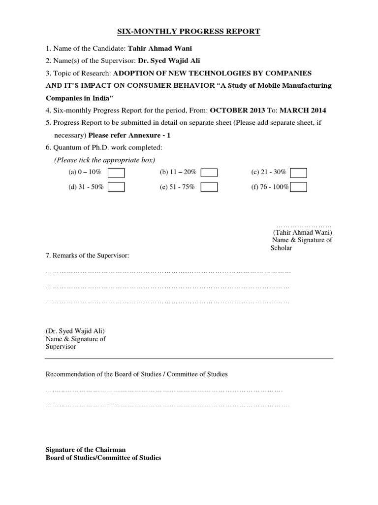 Master thesis evaluation report sample picture