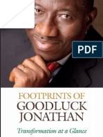 Footprints of Goodluck Jonathan - Transformation at A Glance