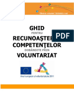 Ghid Pt Recunoasterea Competentelor Dobandite Prin Voluntariat