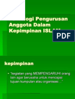 Memimpin Anggota