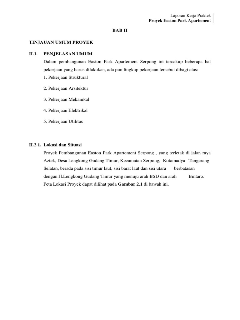 Laporan Kp Bab 2 Pdf