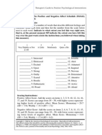 Positive & Negative Affect Scale