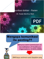 Komunikasi dokter - Pasien