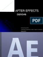 Adobe After Effects Osnove