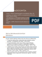 Programaziogintza Ppt