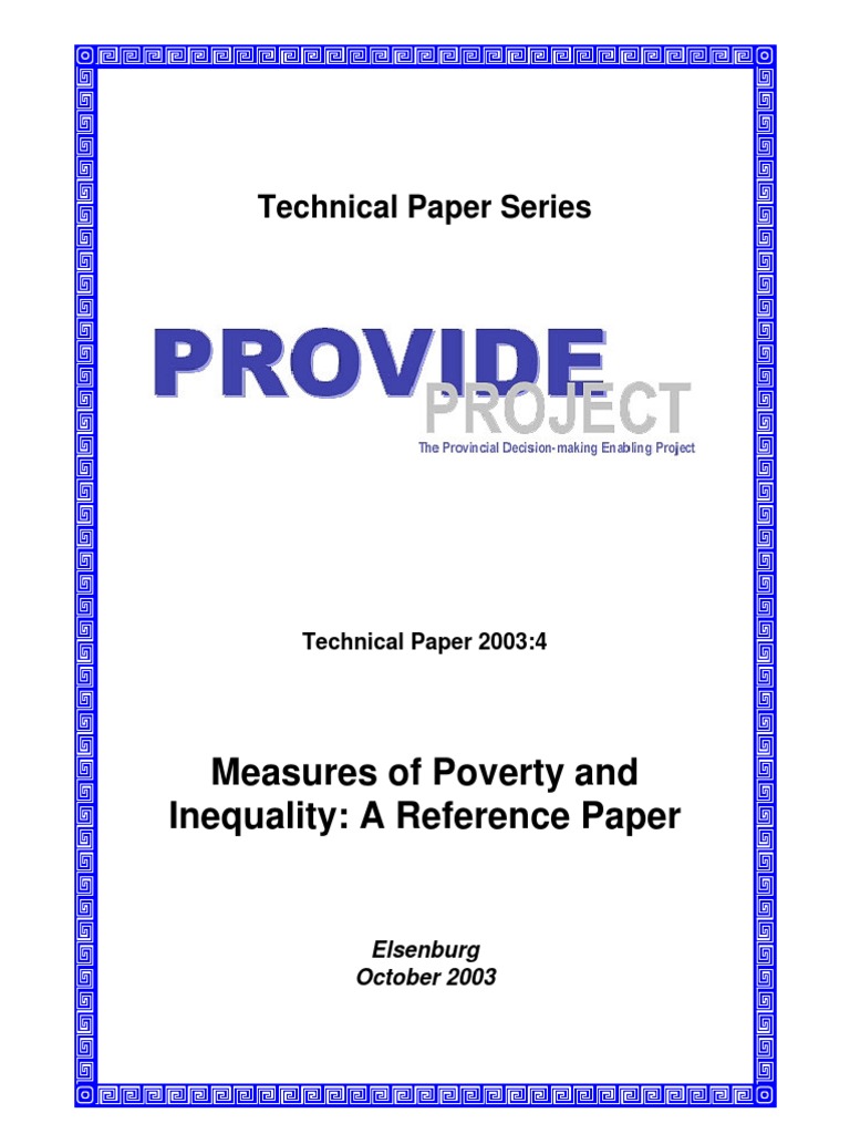 TP2003 - 4 Poverty and Inequality Measures | PDF | Gini Coefficient ...