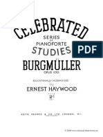 Burgmuller - Studies Opus 100