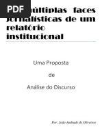 As múltiplas faces jornalísticas de um relatório institucional - Andrade de Oliveiros