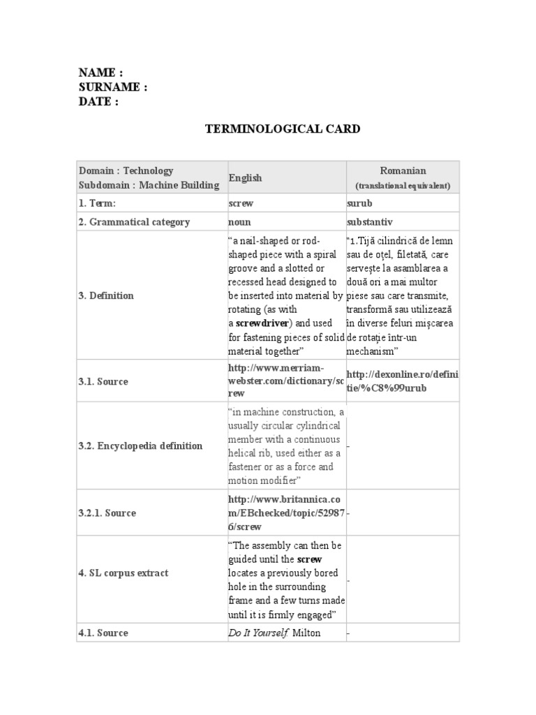Terminological School Pdf | Part 1: General requirements and examples ...