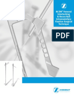 MDN Femoral Interlocking Recon Nail Intramedullary Fixation Metal Guide Surgical Technique 97-2252-005-01 Rev3!09!2011