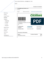 Here's Your Confirmed Citilink Itinerary. - Zainiasb@Gmail