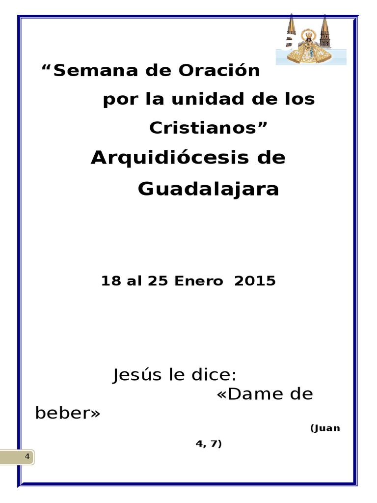 Hora Santa por la Unidad Cristiana | PDF | Oración | Jesús