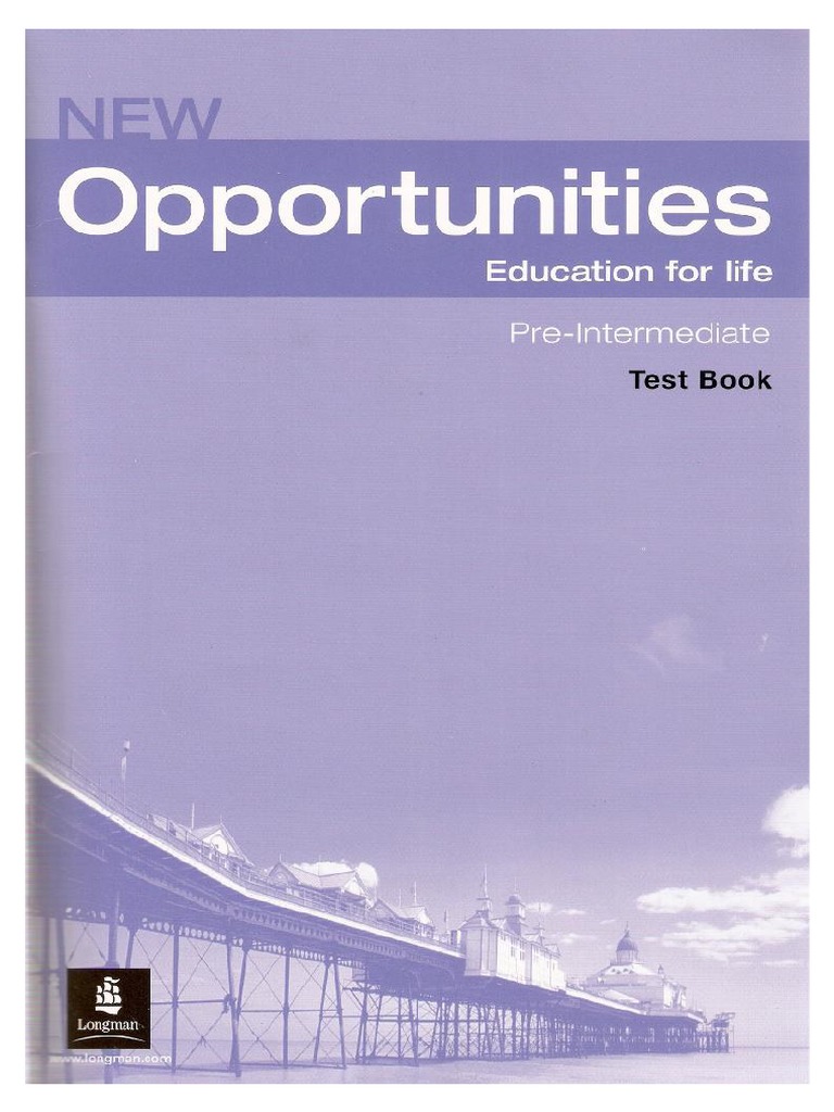 OPPORTUNITIES PRE INTERMEDIATE LANGUAGE POWERBOOK visual data 4