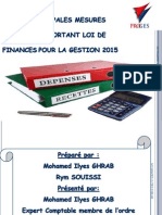 Les Principales Mesures Fiscales Portant Loi de Finances 2015 (1)