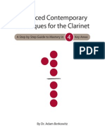 Advanced Contemporary Techniques For Clarinet