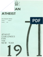 American Atheist Magazine Jan 1971