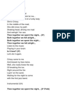 Then Together We Spent The Night... (3 ) Both Together We Felt Alright... Both Together We Spent The Night... Then Together We Felt Alright..