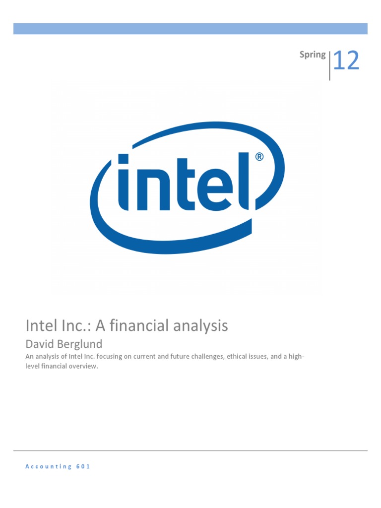 Intel Financial Analysis | PDF
