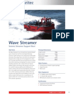 Wave Streamer: Seismic Streamer Support Boat