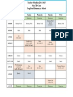 Websiteteacher Schedule 2014