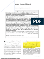 Hypoalbuminemia As A Cause of Pleural Effusions