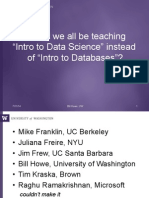 Intro To Data Science With DB