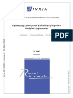 Optimizing Latency and Reliability of Pipeline Workflow Applications