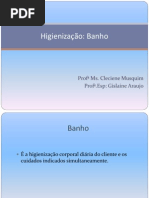 Higienização Do Paciente-banhos