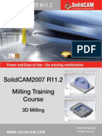 SolidCAM2007 R11 2 Milling Training Course 3D Milling PDF