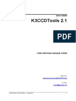 k3ccd tools Manual