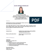 Silvia Crespo Gonzales: Profile