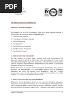 Modelo Plan de Negocio