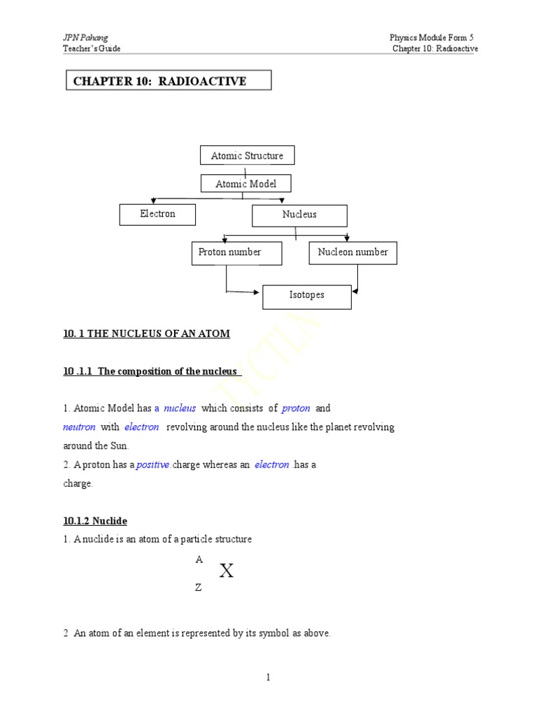 Radioactive Concepts in Physics Module | PDF | Radioactive Decay ...