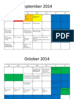 teachers calendar 2014 - 2015
