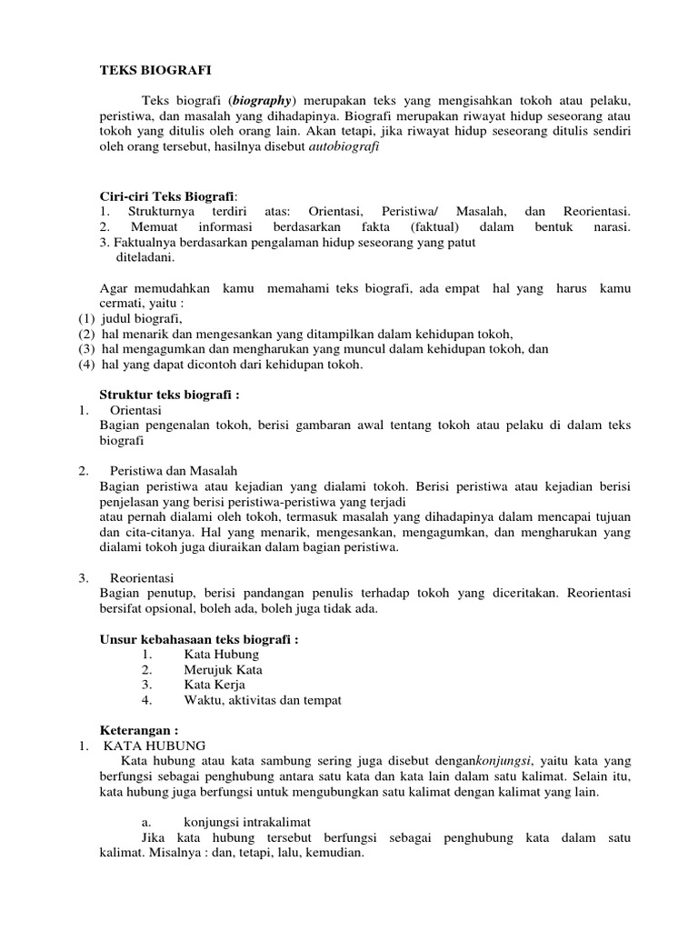 Teks Biografi Pdf
