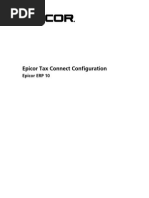 Epicor Tax Connect Configuration Epicor ERP 10