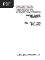 Band Color Radar System-Installation Manual