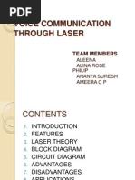 Voice Communication Through Laser: Team Members