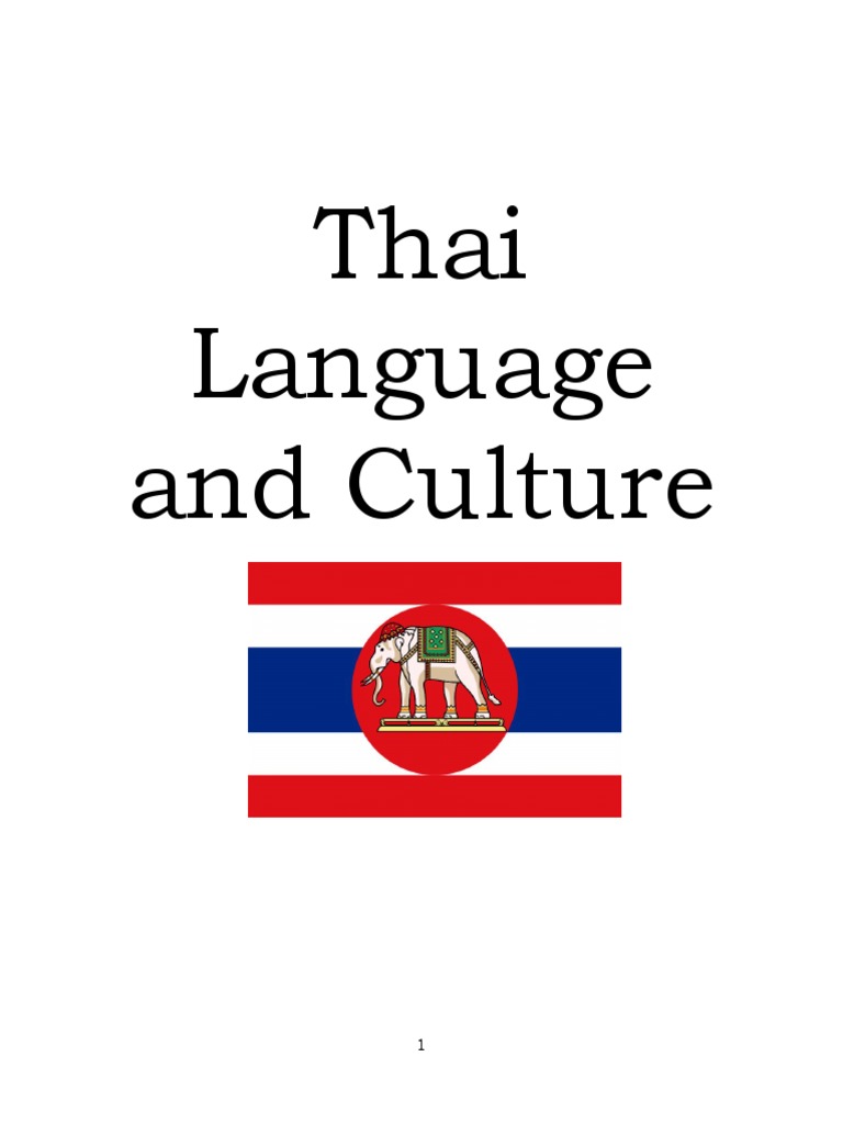 Thai Language and Cultural Insights | PDF | Thailand | Tone (Linguistics)
