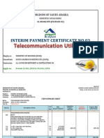 Interim Payment Certificate No.03: Kingdom of Saudi Arabia